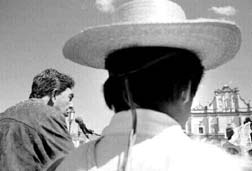 El candidato presidencial, durante su mensaje a los chiapanecos n Foto: Jos Nez