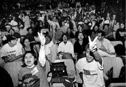 Durante la asamblea del Consejo General de Huelga en la ENEP Aragn n Foto: Jos Carlo Gonzlez