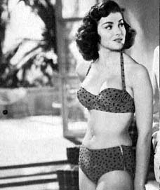 Christiane Martel en la cinta Una leccin de amor, produccin de 1955, dirigida por Juan J. Ortega n Foto: tomada del libro Historia documental del cine mexicano, tomo 8