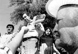 El candidato de la Alianza por Mxico, durante su gira por Oaxaca n.Foto: Jos Carlo Gonzlez