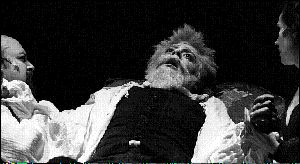 Sancho y Aldonza, con el Caballero de la Triste Figura n Fotos: Guillermo Sologuren