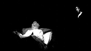 Sancho y Aldonza, con el Caballero de la Triste Figura n Fotos: Guillermo Sologuren