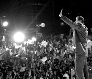 presidente electo y su gente