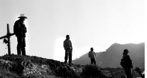 Esperando el camin