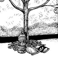 Mostrar el cartón Ahumada