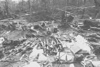 Imagen después de la matanza en territorio ecuatoriano