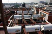 Imagen panorámica de la unidad habitacional ecológica que se encuentra en Clavijero 39, en la colonia Tránsito   