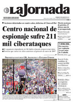 Portada de 2011/03/27. Seleccione para ir a esta edición.