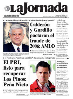 Portada de 2011/07/08. Seleccione para ir a esta edición.