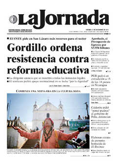 Portada de 2012/12/21. Seleccione para ir a esta edición.