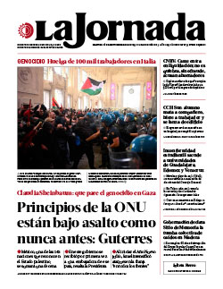 Portada de 2025/09/23. Seleccione para ir a esta edición. Portada de 2025/09/23. Seleccione para ir a esta edición.